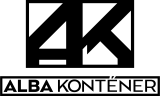AlbaKonténer logó színes